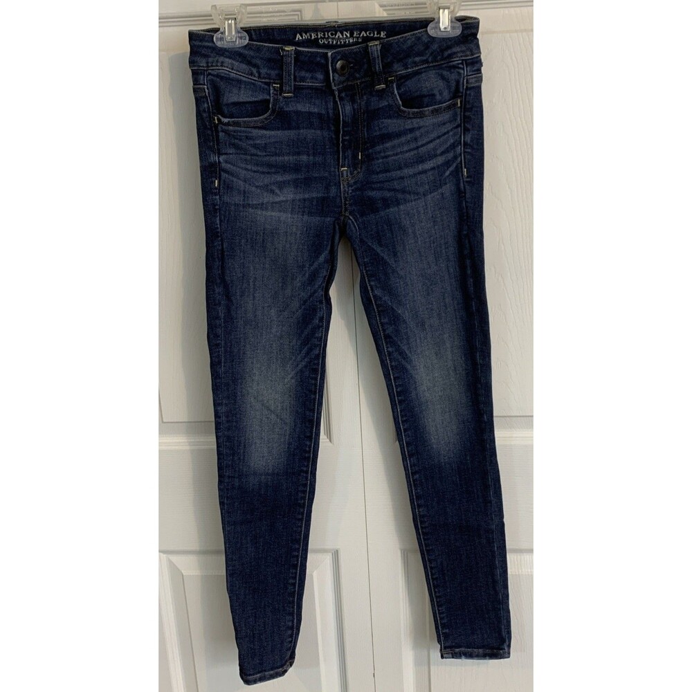 AE American Eagle Super Super Stretch Womans Teen Jegging Jeans 4 Reg
